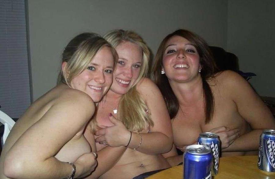 15P Real drunk amateur girlfriends going wild