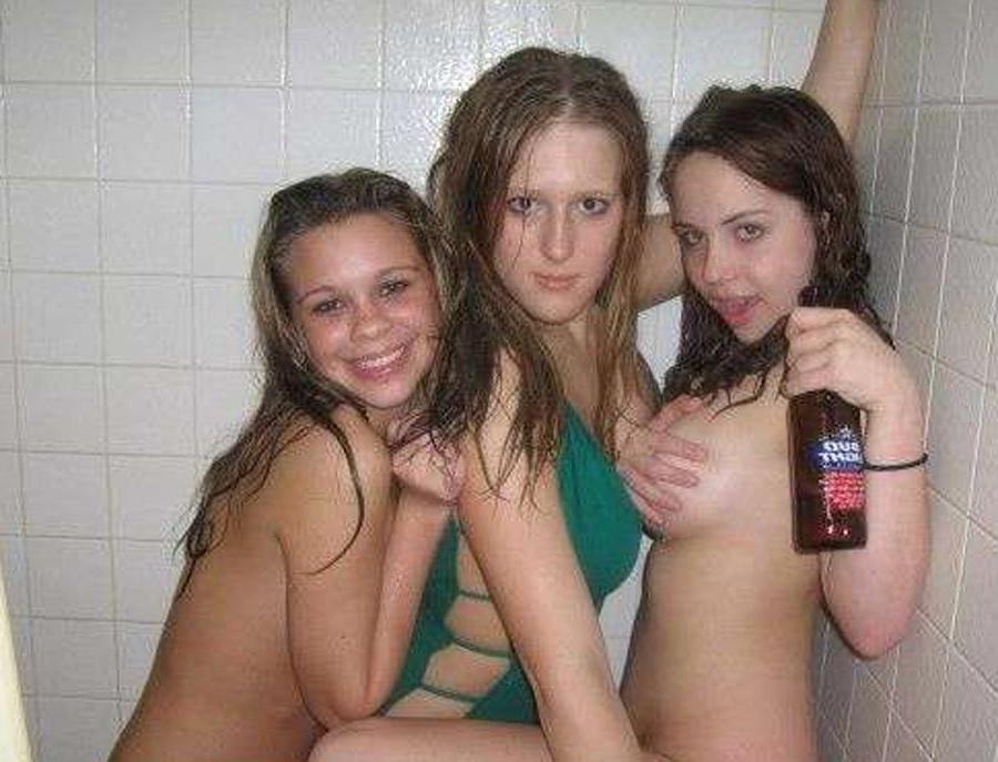 15P Real drunk amateur girlfriends going wild