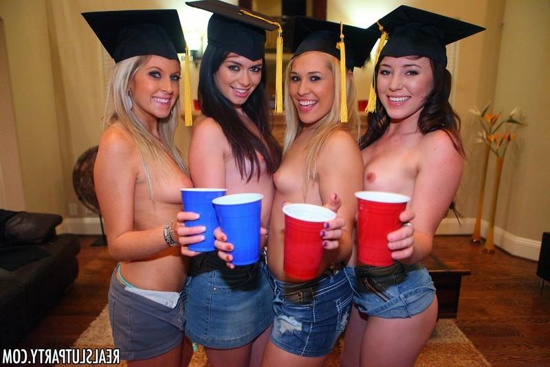 16P Lucky dude has sex with a bunch of hot drunk chicks at a party