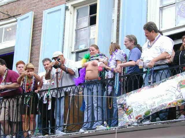 15P Drunk Mardi Gras College Girls Flashing Huge Perky Delicious Round Firm Titties