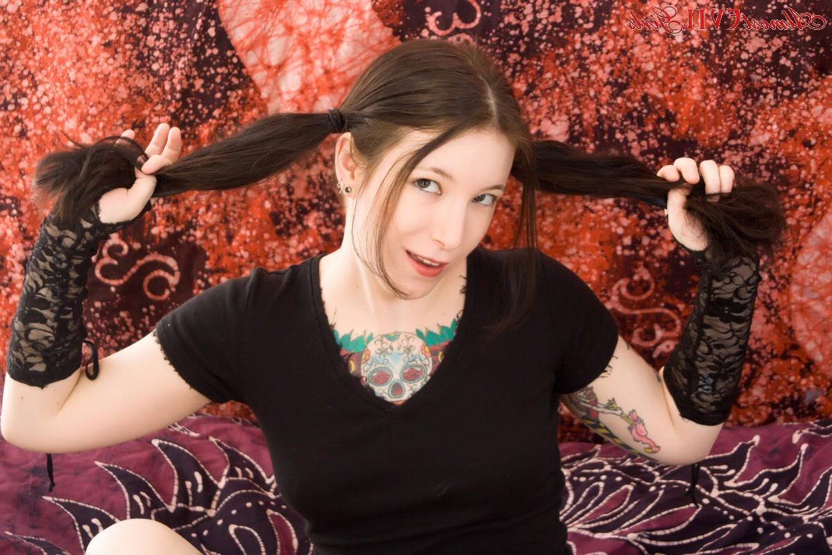 15P Zelda shows off her favorite school-girl outfit and teases with her tasty pussy