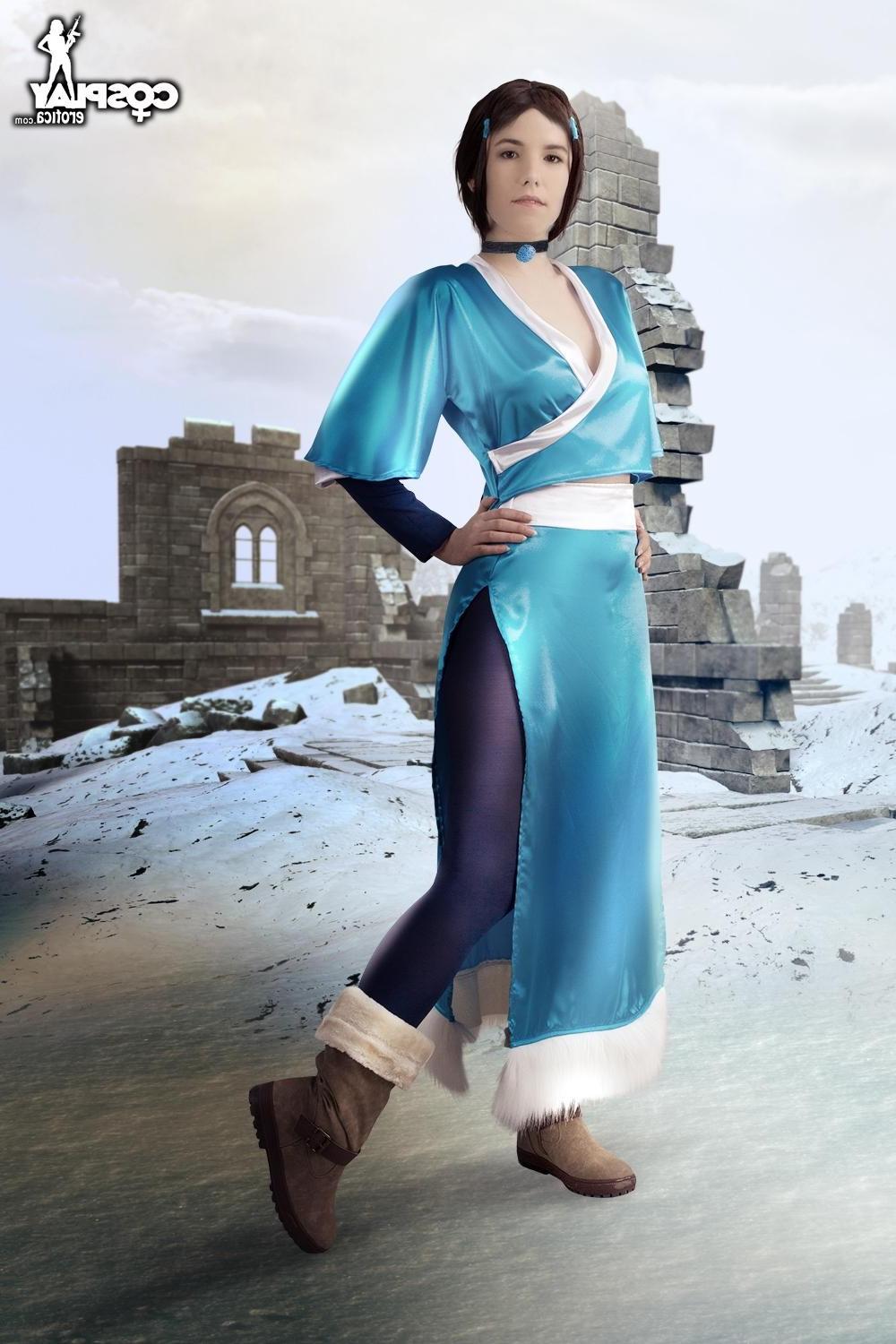 12P Cassie as Katara from Avatar at Cosplay Erotica