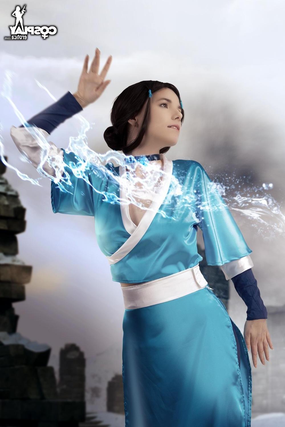 12P Cassie as Katara from Avatar at Cosplay Erotica