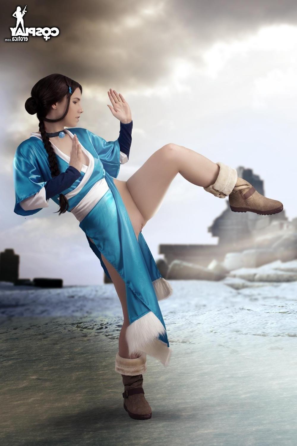 12P Cassie as Katara from Avatar at Cosplay Erotica