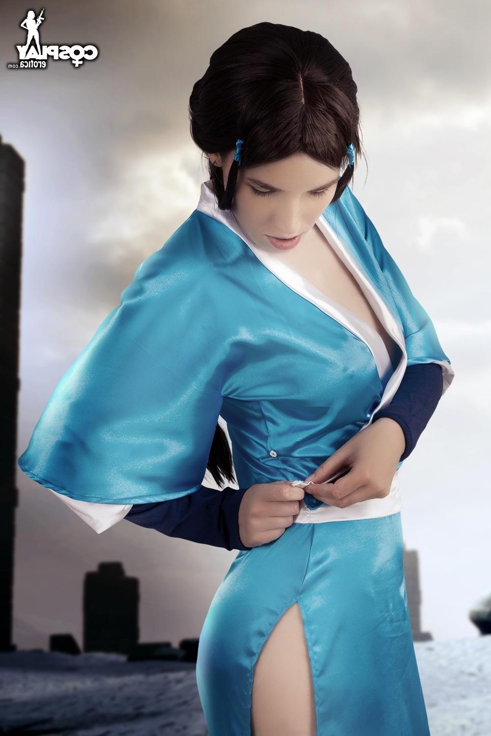 12P Cassie as Katara from Avatar at Cosplay Erotica