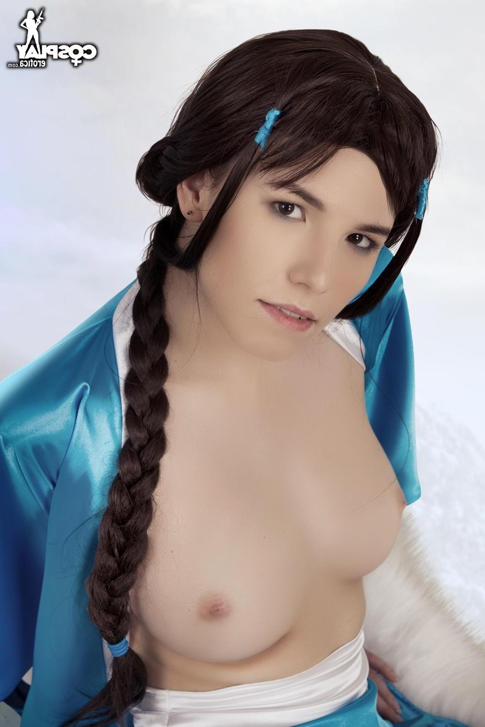 12P Cassie as Katara from Avatar at Cosplay Erotica