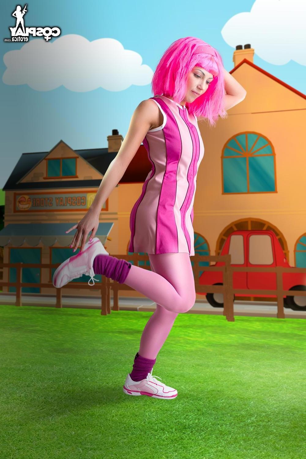 12P Stephanie is a fictional main character from the television show LazyTown at Cos