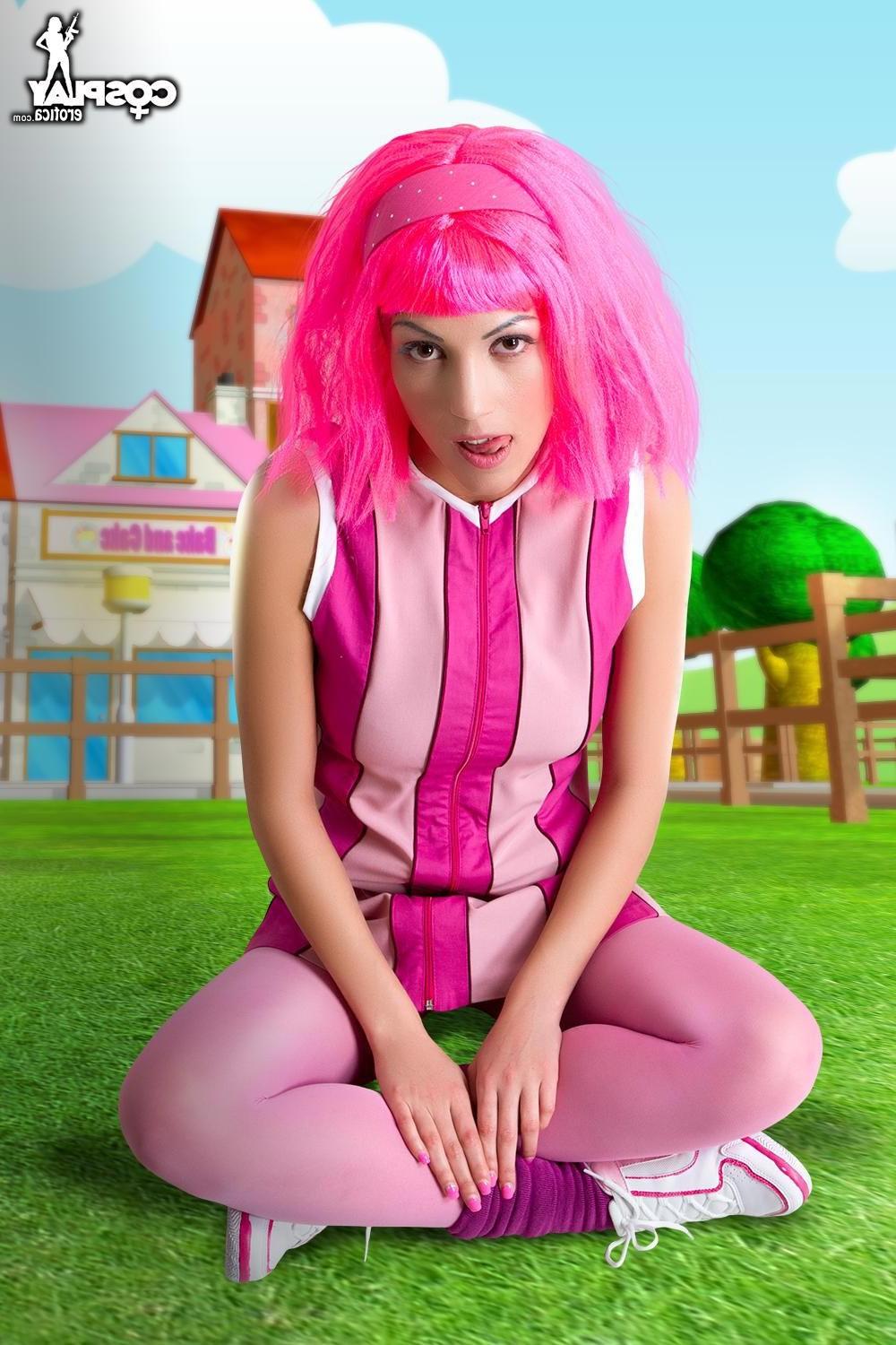 12P Stephanie is a fictional main character from the television show LazyTown at Cos