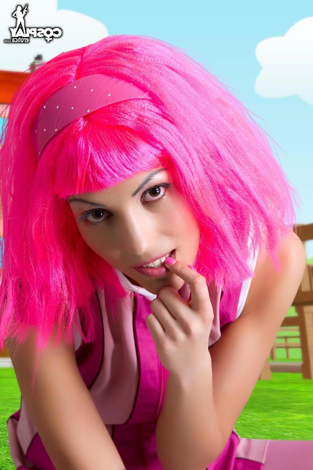 12P Stephanie is a fictional main character from the television show LazyTown at Cos