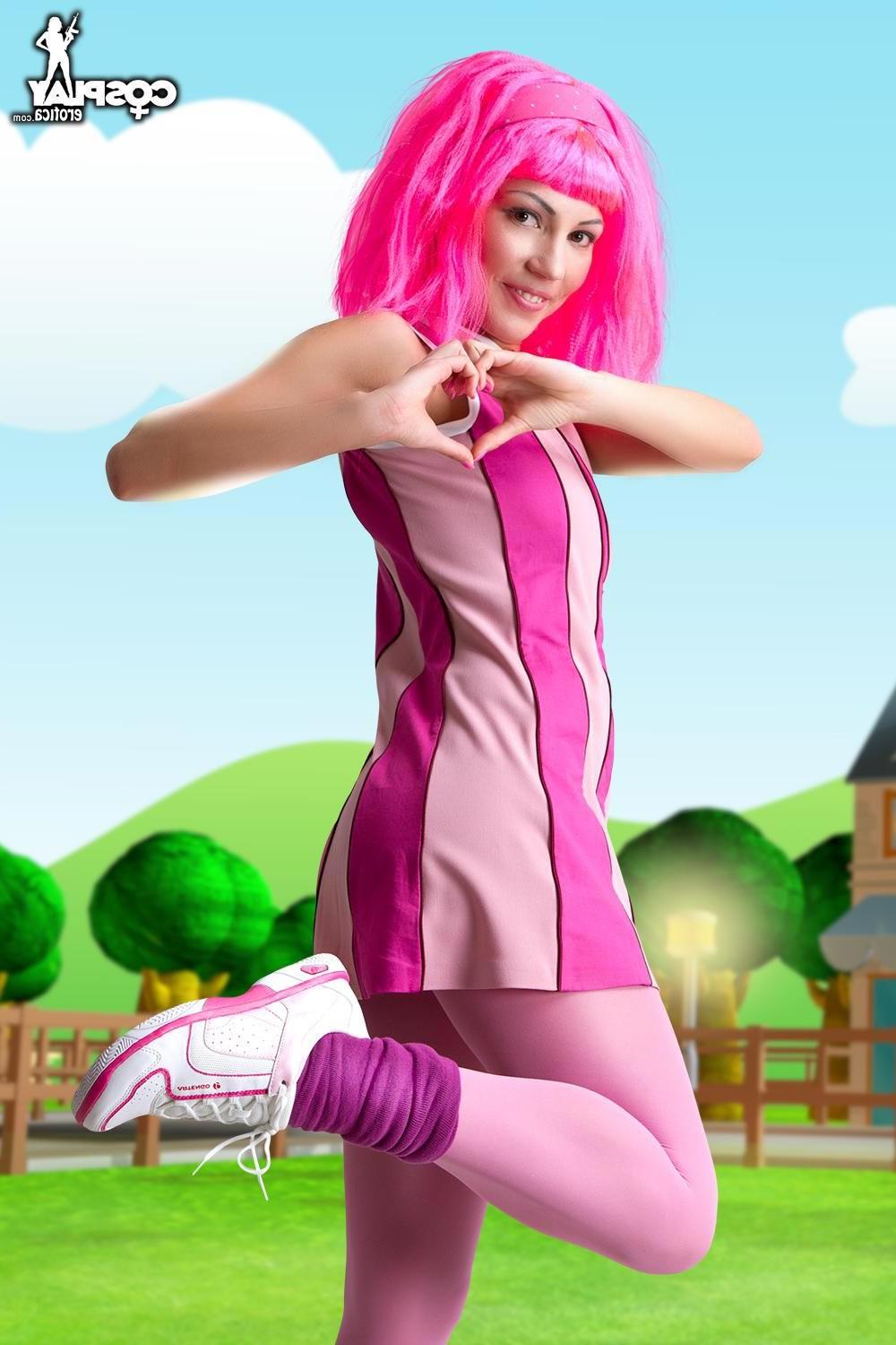 12P Stephanie is a fictional main character from the television show LazyTown at Cos