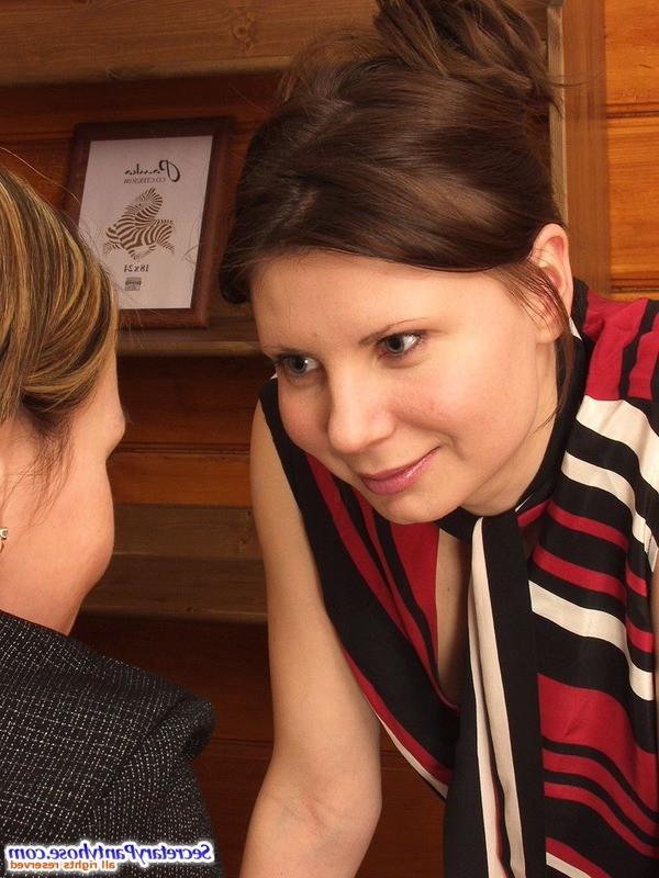 13P Alice and Ira furious office pantyhose sex
