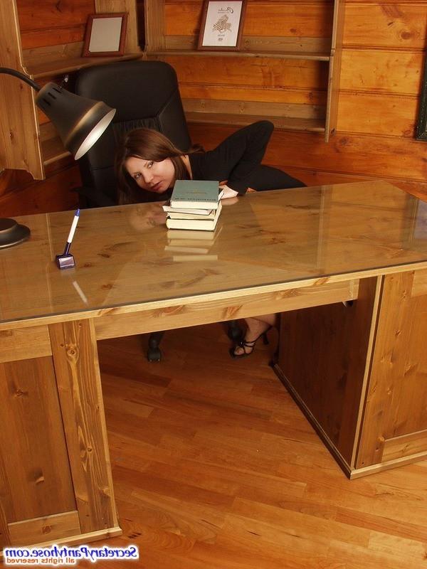 13P Alice and Ira kinky office pantyhose sex