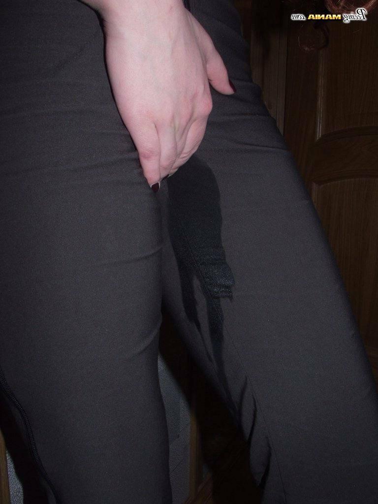 16P Drunk whore pees in her pants
