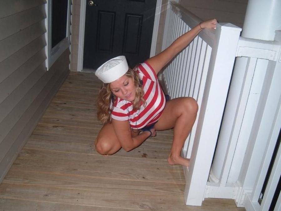 15P Sexy nextdoor girlfriends posing and smiling on camera