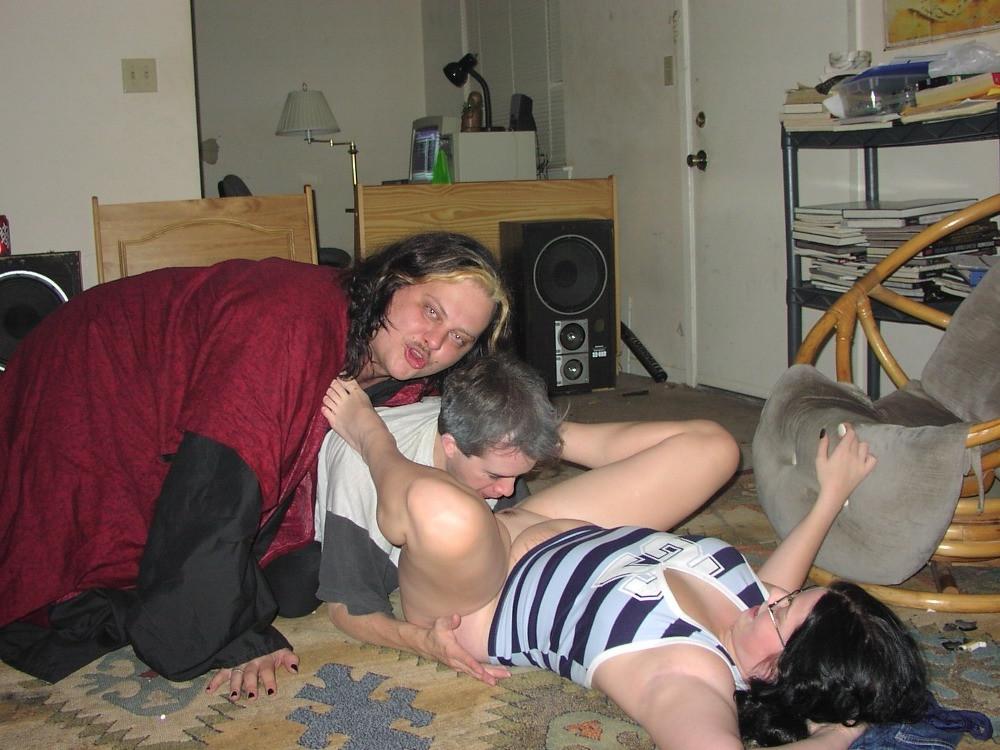 15P Sexy nextdoor girlfriends posing and smiling on camera