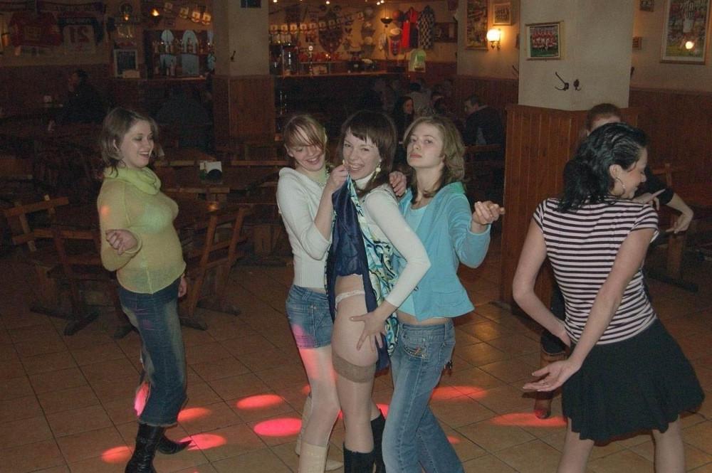 15P Sexy nextdoor girlfriends posing and smiling on camera
