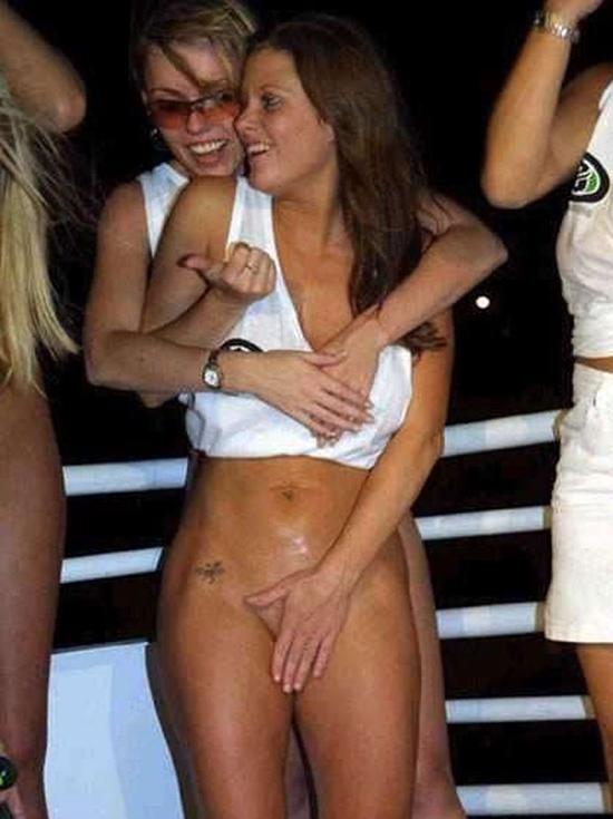 15P Gorgeous nude drunk girls posing on camera