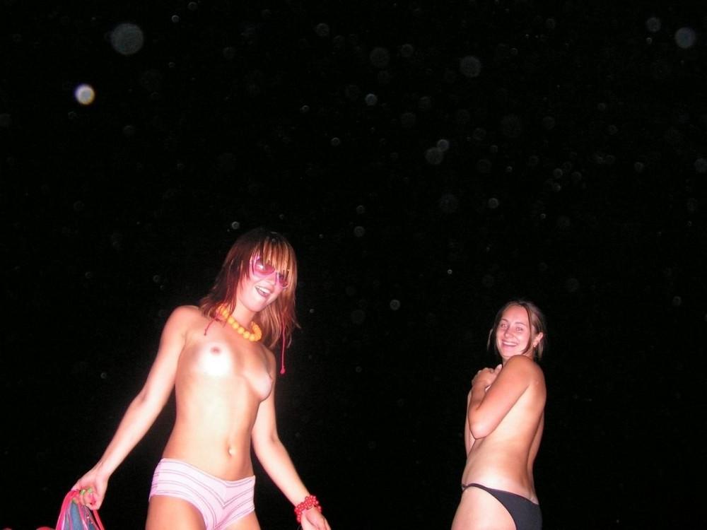 15P Very happy amateur teens with perfect bodies strip