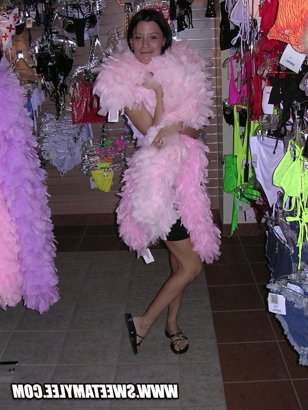 15P Horny brunette cutie Sweet Amylee fooling around and teasing