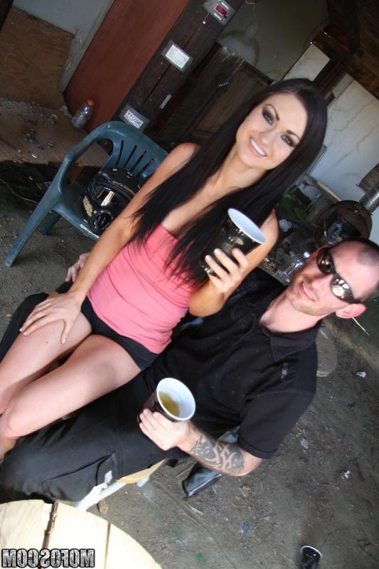 16P Two sexy girls get drunk and engage in groupsex action outdoors