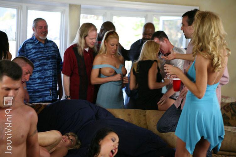 17P Horny pornstars fucking hard cocks at insane orgy sex party
