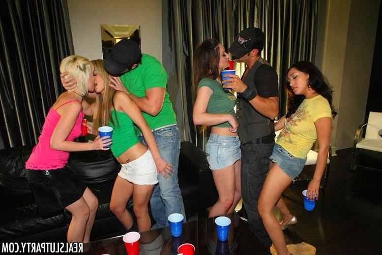 17P Drunk college babes hardcore group sex and facial cumshot