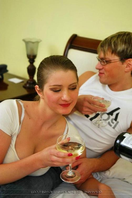 16P Two guys getting their female friend drunk and fucking her