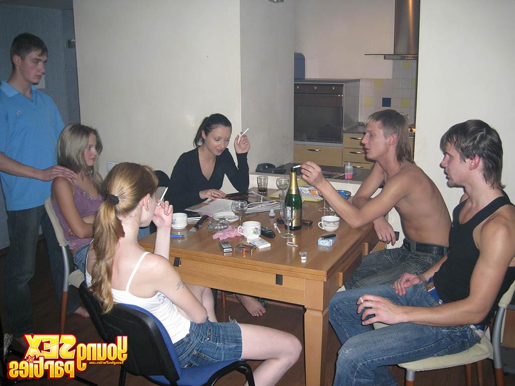 16P Sex crazed teens swapping partners at an orgy party