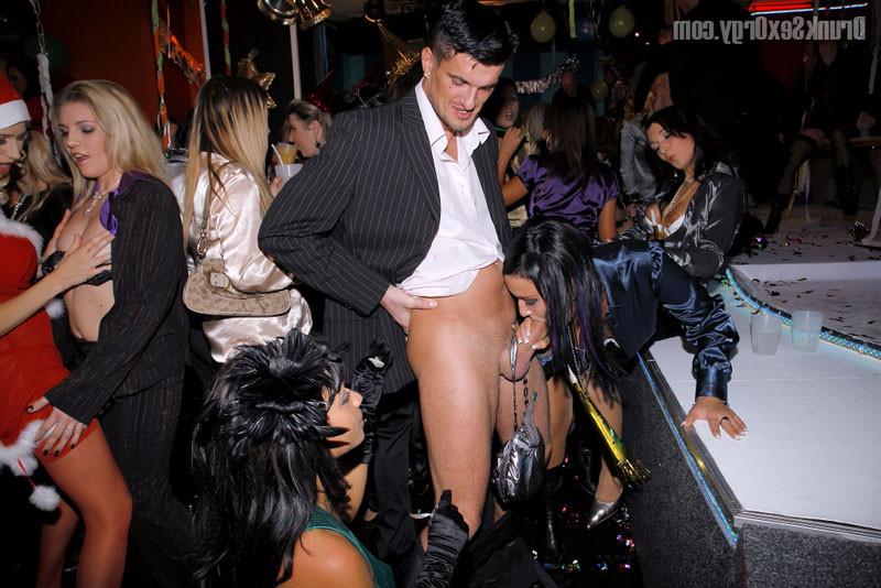 16P Euro pornstars go crazy at a nightclub sex party
