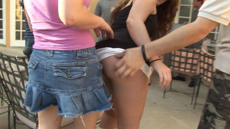 16P Nasty drunk chicks fucking at hardcore group sex party