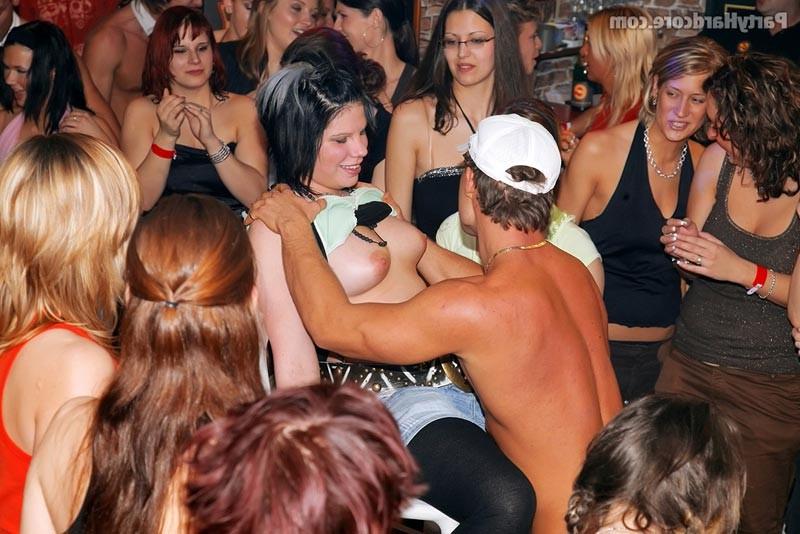 15P Hot drunk babes blowjob and hardcore orgy sex party