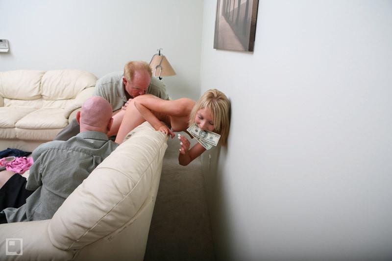 17P Small boobs teen hardcore threesome sex with old men