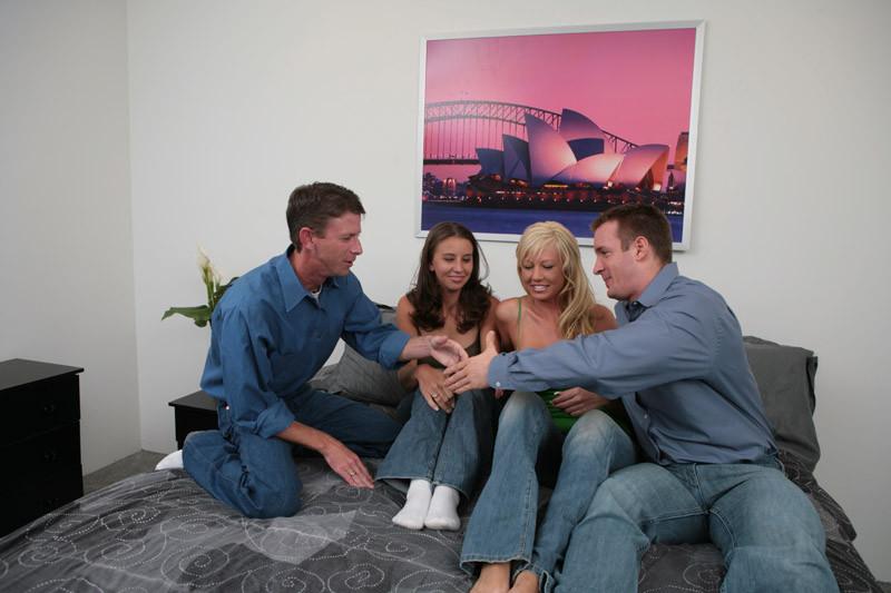 16P Hot mature couples foursome group fucking