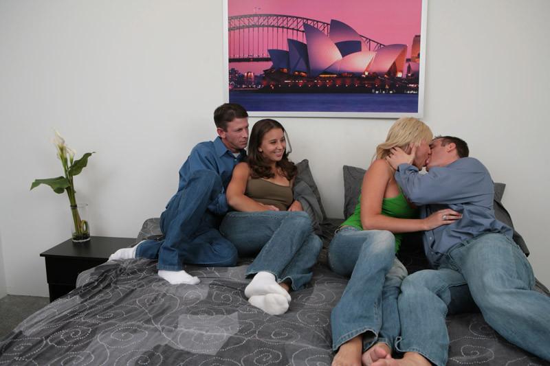 16P Hot mature couples foursome group fucking