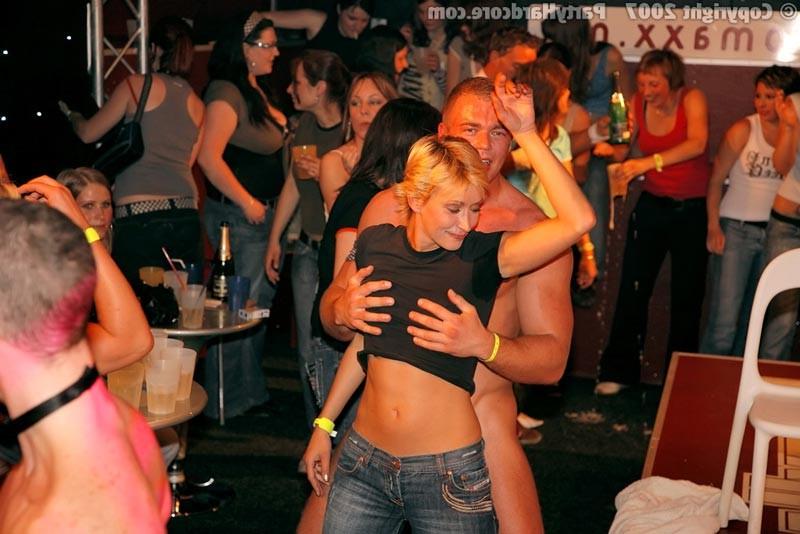 15P Horny filthy drunk sluts fucking on gangbang party