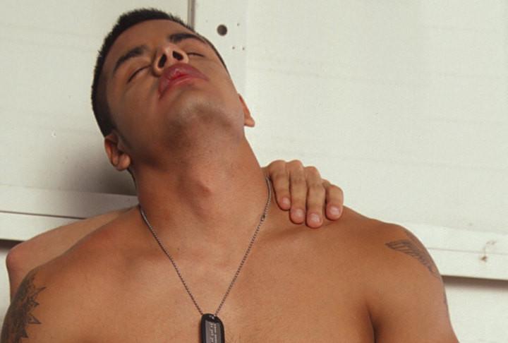 20P Smooth muscles in uniform enjoy their foreplay fun
