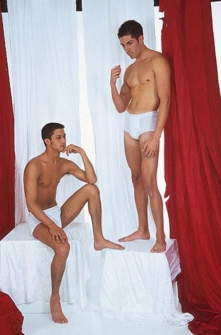 20P Two tanned well built studs foreplay and fuck kick in a studio