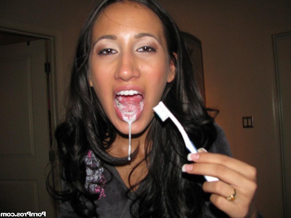 15P Teen girlfriends play and lick each other in bed