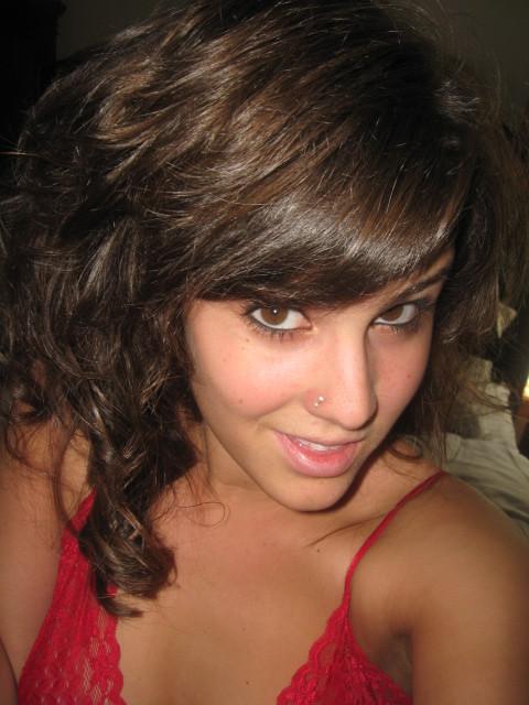 12P Sweet busty ex girlfriend self shot amateur pics