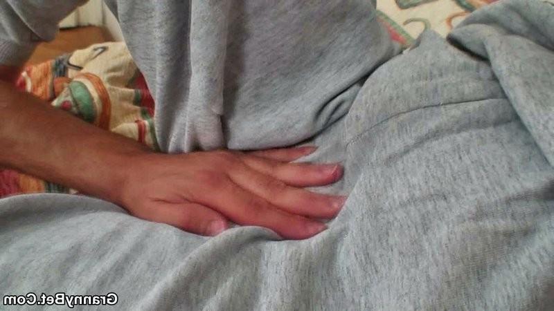 16P The dirty granny goes home with him after a jog and he fucks her on the bed and 