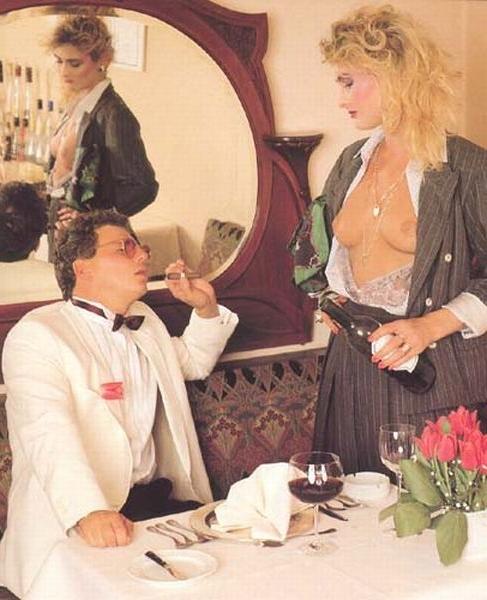 16P Dirty retro ladies pleasing two guys before a wedding