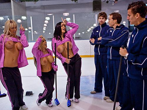 4P Hot foursome ensues after a curling match
