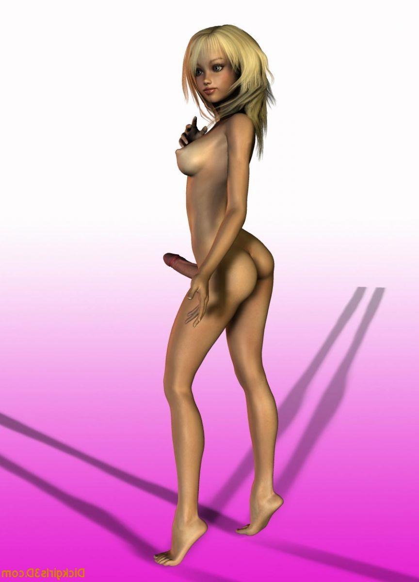 16P Toon dickgirl cumming