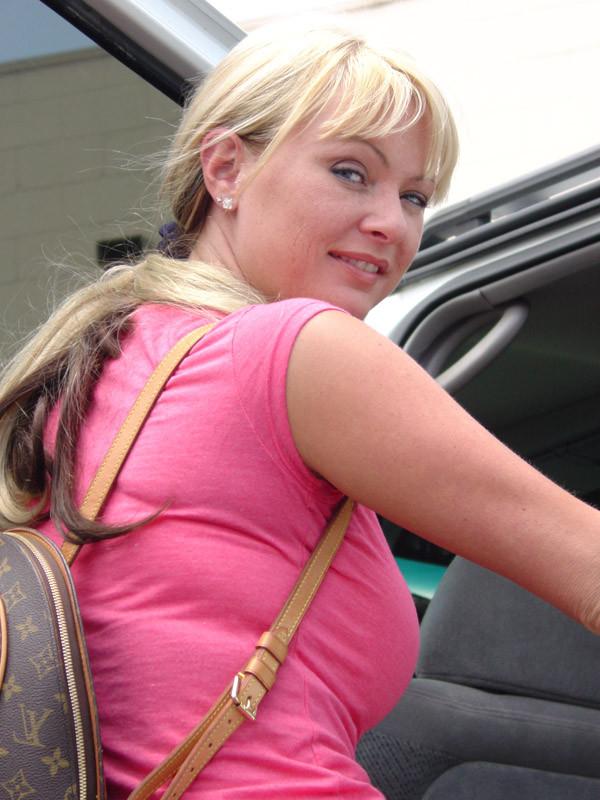 20P Blonde babe drilled roughly while standing