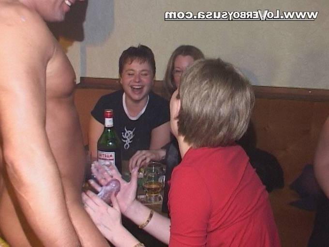 16P Drunk housewives and naked male stripper