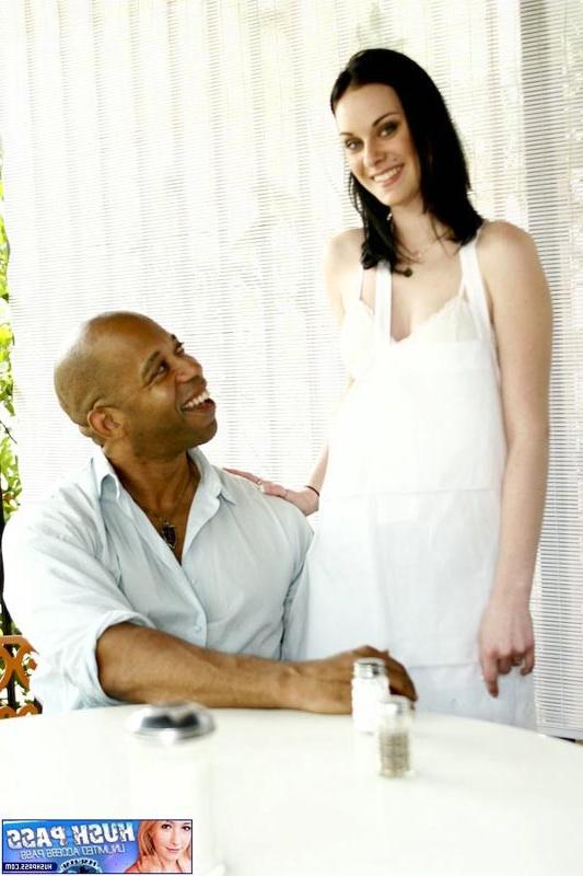 15P Naughty pale brunette babe fucking at interracial sex