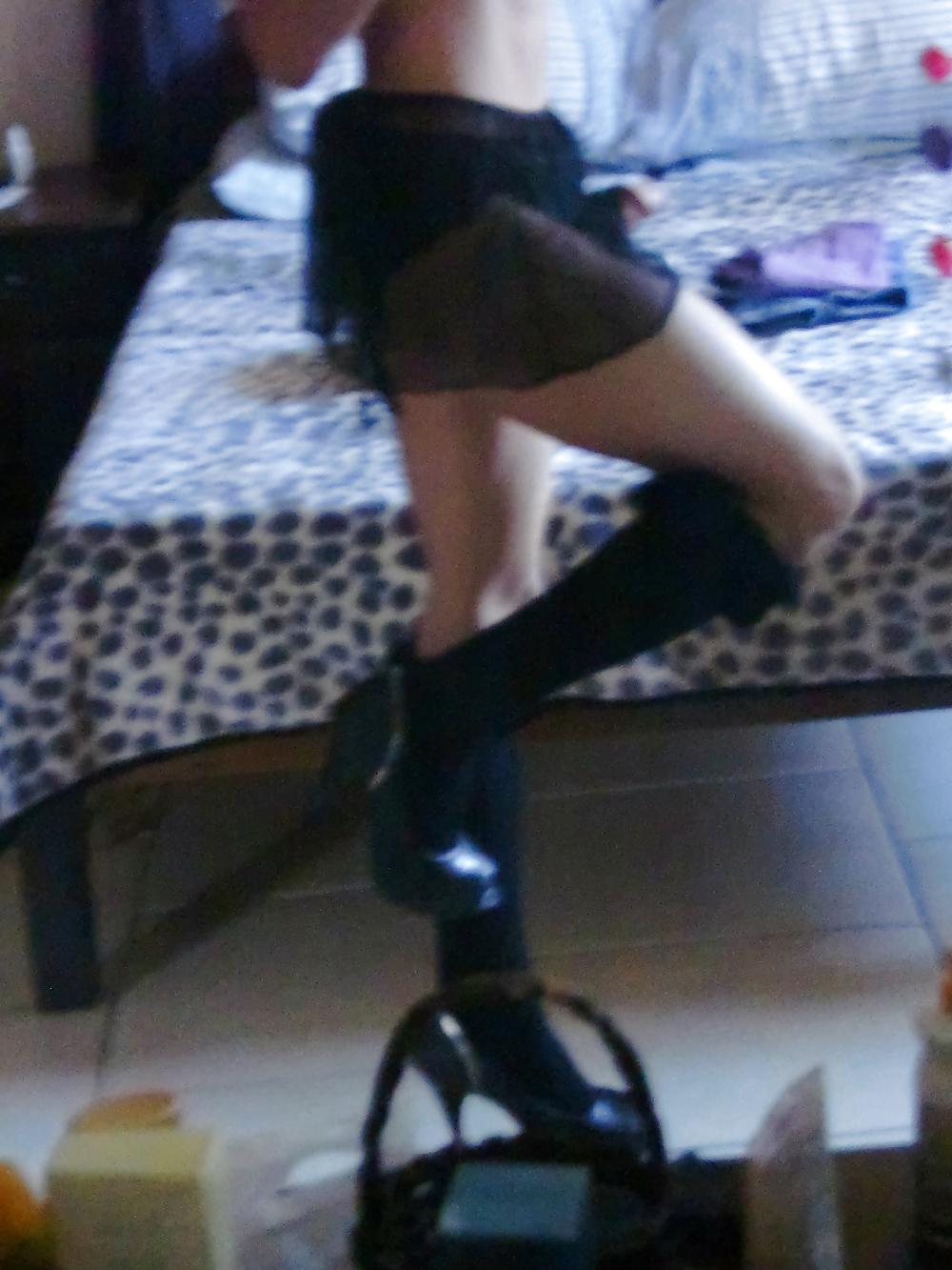 6P Schwarzes Outfit