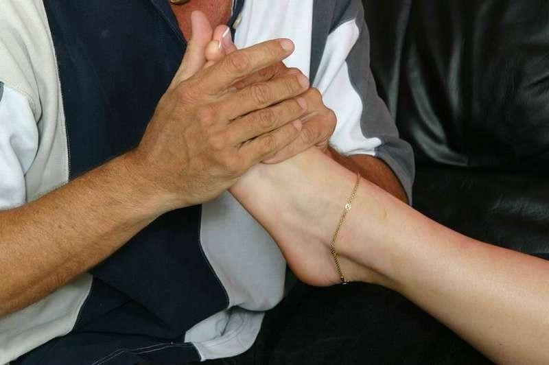 16P footjob masturbation action