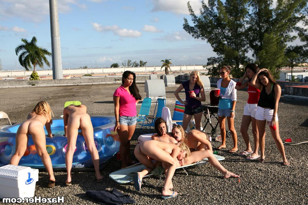 14P Sorority Pledges forced to make out with each other