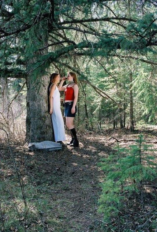 16P Teen lesbians licking pussy hard in the woods
